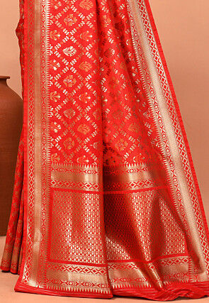 Banarasi Saree in Red