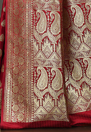 Banarasi Saree in Red