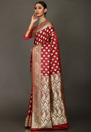 Banarasi Saree in Red
