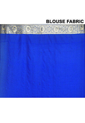 Banarasi Saree in Royal Blue