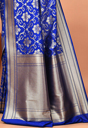 Banarasi Saree in Royal Blue