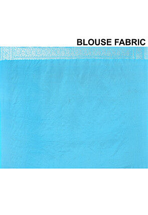 Banarasi Saree in Sky Blue