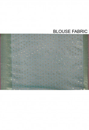 Banarasi Saree in Teal Green