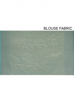 Banarasi Silk Saree in Turquoise