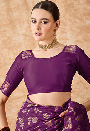 Banarasi Saree in Wine