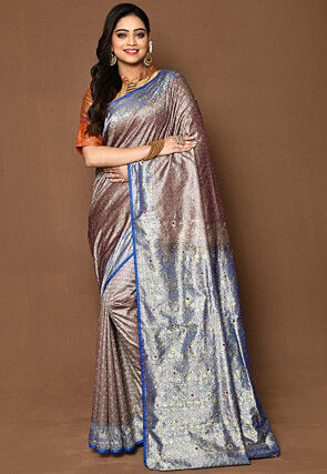 Banarasi Saree in Wine