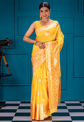 Dresses made from banarsi saree new arrivals