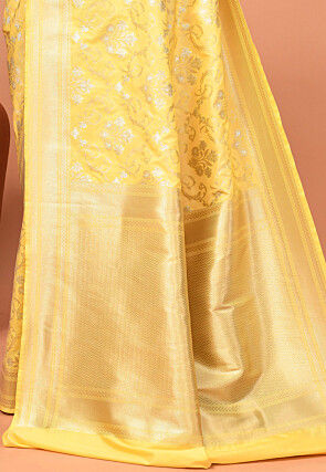 Banarasi Saree in Yellow