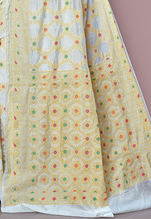 Banarasi Silk Saree in Off White