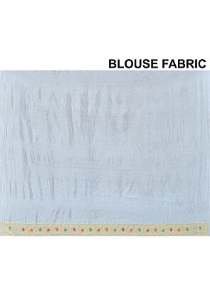 Banarasi Silk Saree in Off White