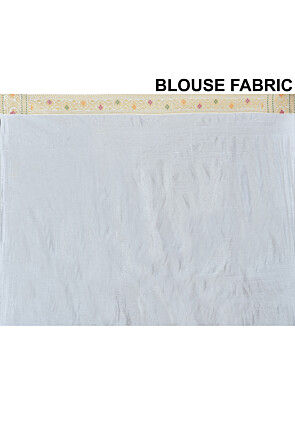 Banarasi Silk Saree in Off White