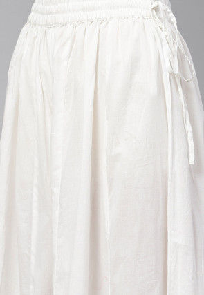 Bandhej Printed Cotton Kurta with Palazzo in Pink