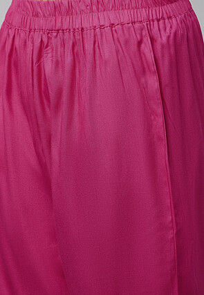 Bandhej Printed Cotton Pakistani Suit in Black