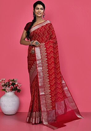 Discover 72+ bandhani print cotton sarees best