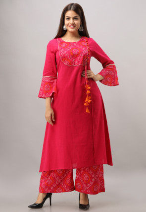 Page 13, Indo-Western Casual Wear For Women in Pink Color: Buy Online