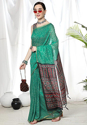 Bandhani cotton sarees store online