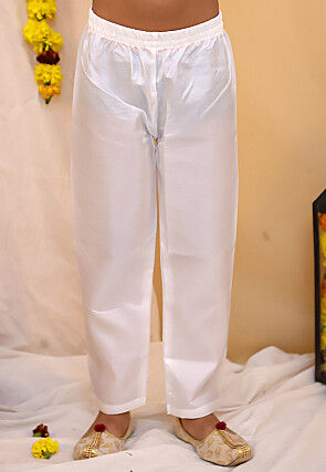 Bandhej Printed Pure Cotton Kurta Set in Yellow