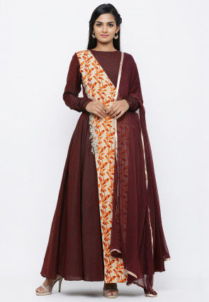 Cotton salwar cheap top designs