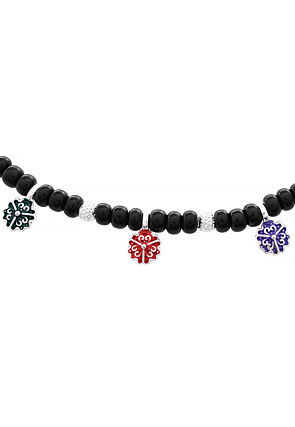 Beaded Adjustable Anklet Pair