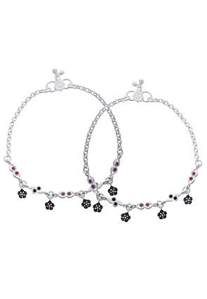 Beaded Anklet Pair