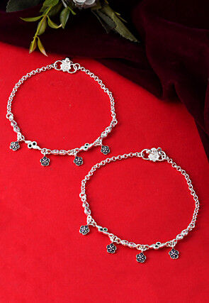 Beaded Anklet Pair