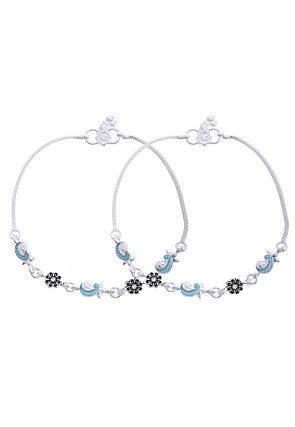 Beaded Anklet Pair