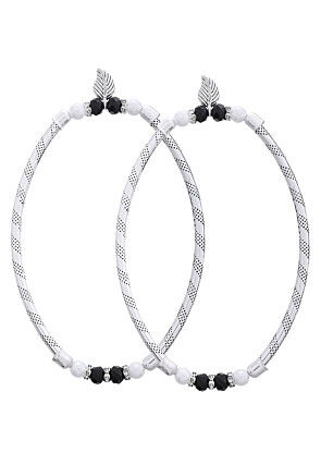 Beaded Anklet Pair