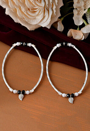 Beaded Anklet Pair