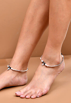 Beaded Anklet Pair