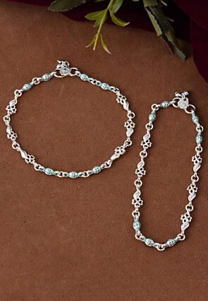 Beaded Anklet Pair