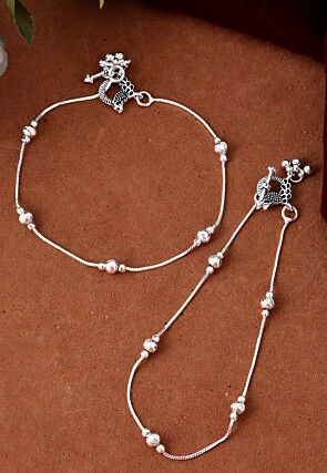 Beaded Anklet Pair