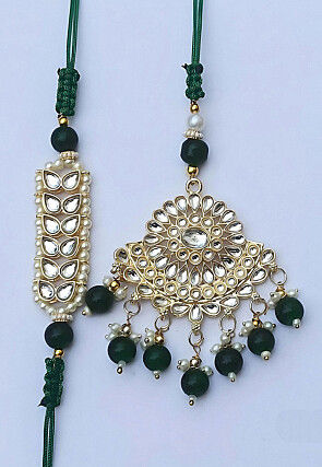 Beaded Bhaiya and Bhabhi Rakhi Pair