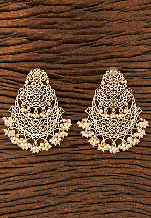 Beaded Chandbali Earrings