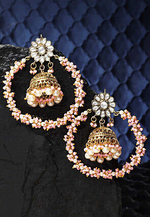 Beaded Chandbali Earrings