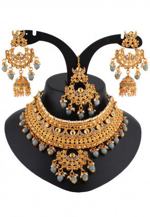 Beaded Choker Necklace Set