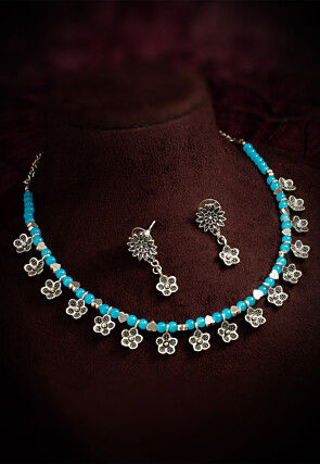 Beaded Choker Necklace Set
