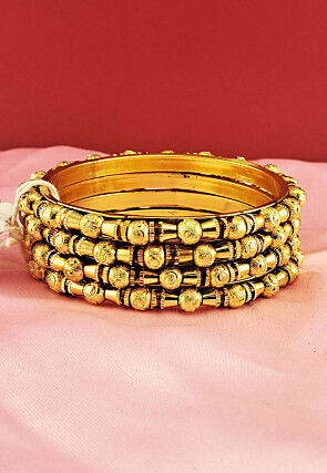 Gold fashion bangles top