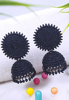 Beaded Jhumka Style Earrings
