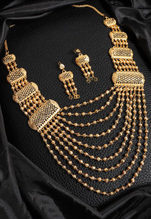 Beaded Layered Necklace Set