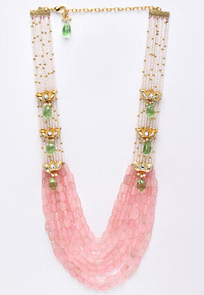 Beaded Multi Chain Necklace