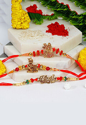 Beaded Rakhi Set