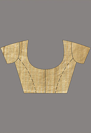 Bengal Handloom Pure Linen Saree in Beige