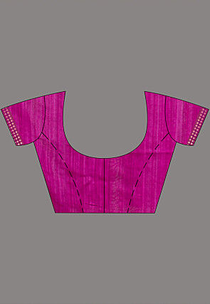 Bengal Handloom Pure Silk Saree in Fuchsia