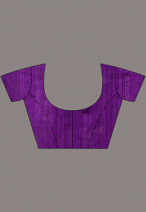 Bengal Handloom Pure Silk Saree in Purple