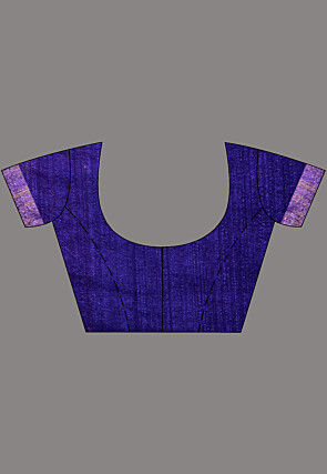 Bengal Handloom Pure Silk Saree in Royal Blue