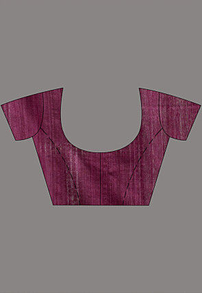 Bengal Handloom Pure Silk Saree in Wine