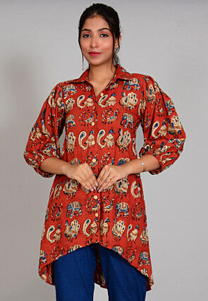 Indian Long Kurtis Online , Buy Women Kurti Tops Designs Shopping - Shopkund