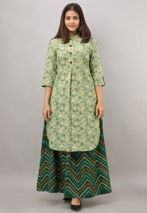 Cotton shop skirt plazo