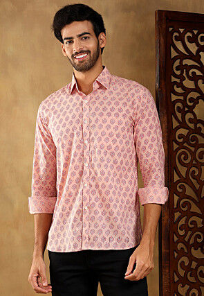 Shirts Block Print Ethnic Wear for Men Buy Latest Indian Outfits for Men Online Utsav Fashion