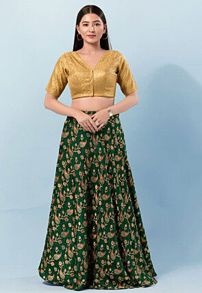 Brocade Blouse in Golden